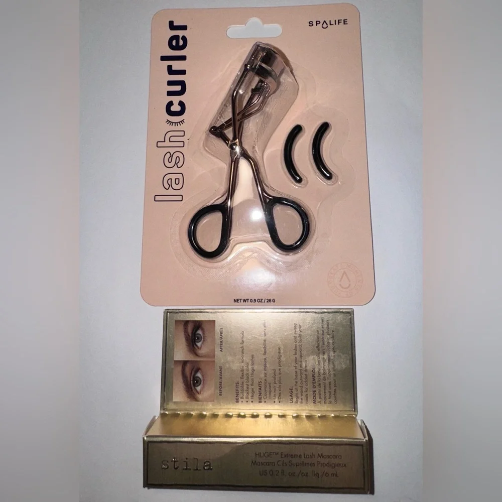 Stila Intense Black Mascara & Spa Life Lash Curler